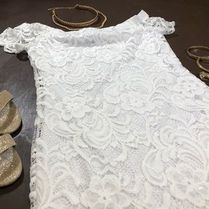 Mini White Cocktail Dress
